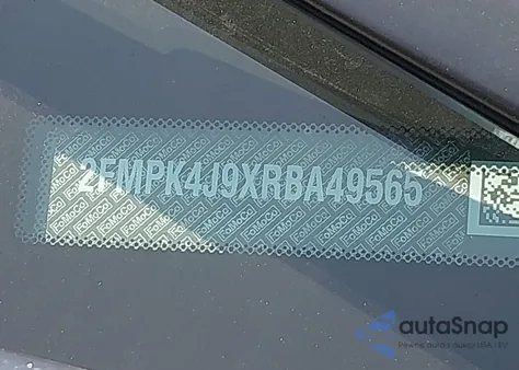 2024 Ford Edge Sel z USA, uszkodzony, nr VIN 2FMPK4J9XRBA49565